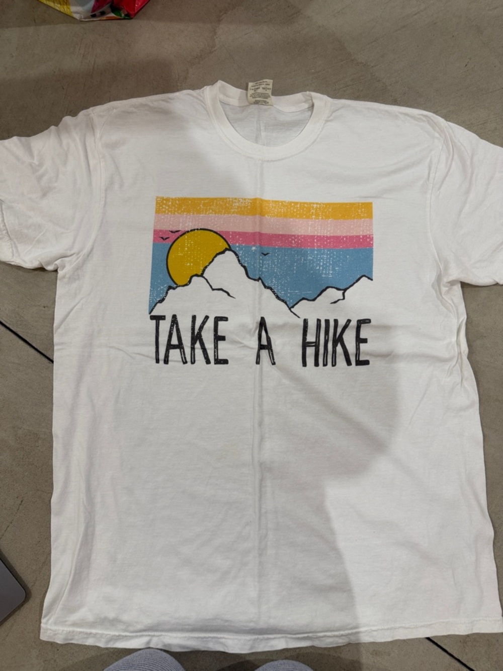 Take A Hike Graphic Tee - White